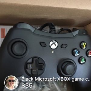 New in box - XBox wired controller.  Black.